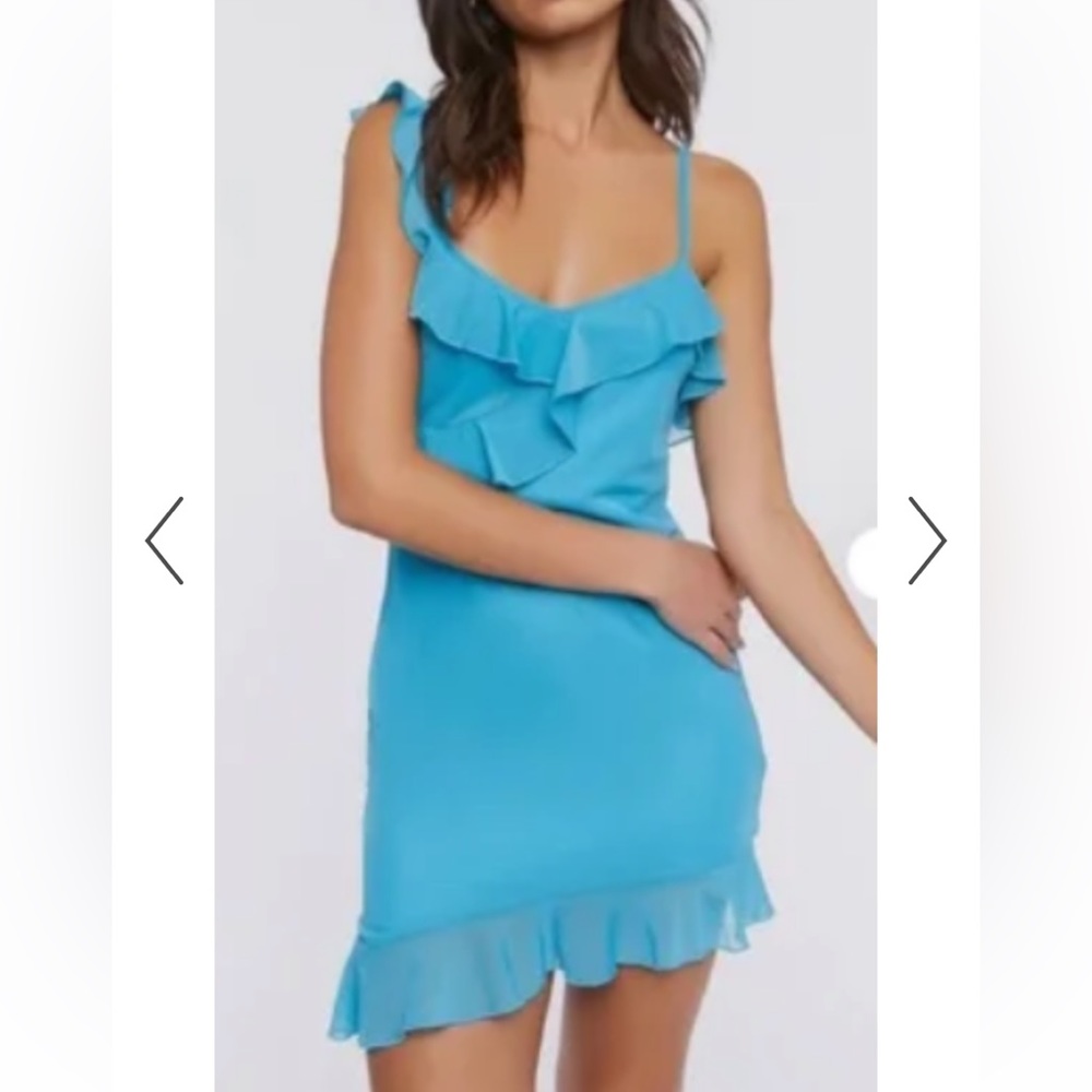 FOREVER 21 aqua dress